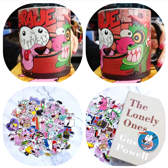 Courage the Cowardly Dog Heat Sensitive Color Changing Mug